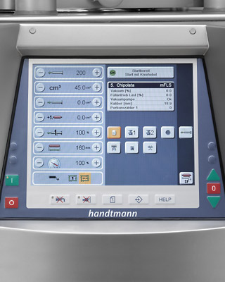 Monitor control with touch screen